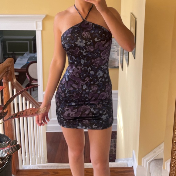 Motel Rocks Halter Mini Dress - Picture 2 of 3